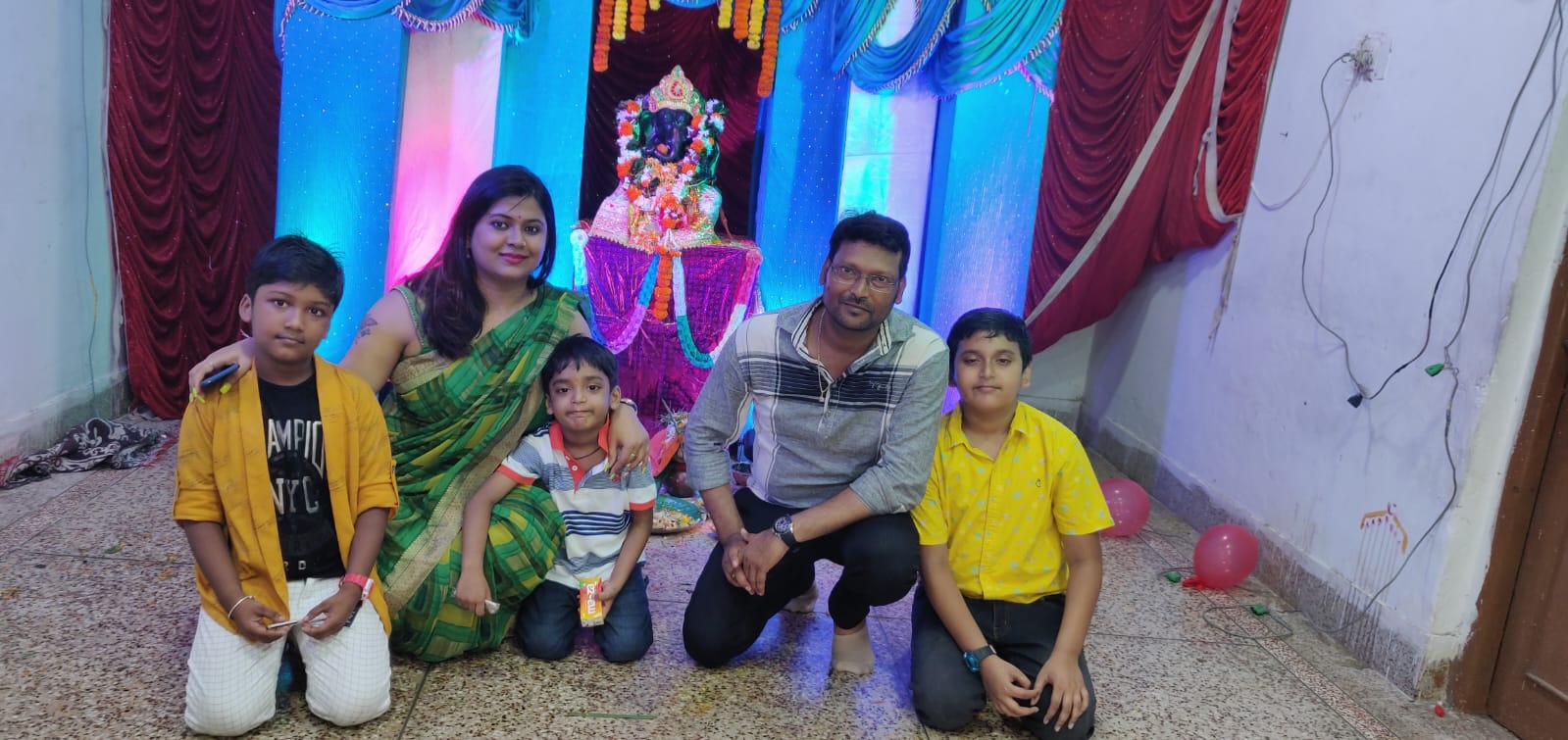 Ganesh Puja celebration